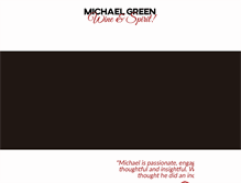Tablet Screenshot of michaelgreen.com